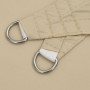 Parasol en tissu oxford carré beige vidaXL - Protection et style pour votre extérieur!