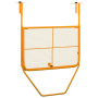 Table de balcon vidaXL Jaune 60x40 cm Acier - Ajoutez du style à votre espace extérieur !