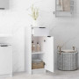 Méga Stockage : Armoire de Salle de Bain Blanc Brillant 32x34x90 cm - vidaXL