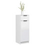 Méga Stockage : Armoire de Salle de Bain Blanc Brillant 32x34x90 cm - vidaXL