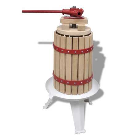 Presse à fruits et à vin vidaXL - 6 L : Extracteur de jus et de saveurs délicieuses