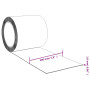 vidaXL Rideau en Bande PVC - Rouleau 2mm x 200mm, 25m | Isolation & Protection Efficaces