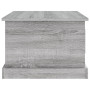 Table basse Sonoma gris: Bois d'ingénierie vidaXL - 50x50x35 cm - Élégance et modernité à petit prix !