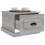 Table basse Sonoma gris: Bois d'ingénierie vidaXL - 50x50x35 cm - Élégance et modernité à petit prix !