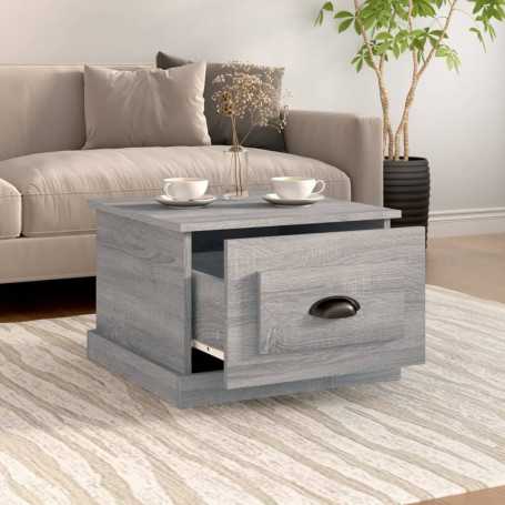 Table basse Sonoma gris: Bois d'ingénierie vidaXL - 50x50x35 cm - Élégance et modernité à petit prix !