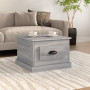 Table basse Sonoma gris: Bois d'ingénierie vidaXL - 50x50x35 cm - Élégance et modernité à petit prix !