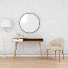 Décorez Votre Intérieur - Panneaux Muraux XPS Star Blanc vidaXL | Lot de 24, 6 m²
