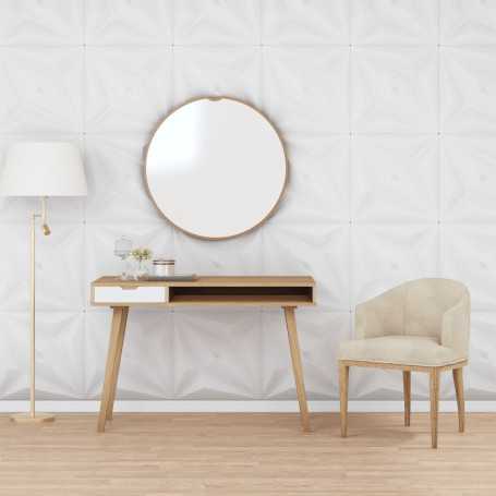 Décorez Votre Intérieur - Panneaux Muraux XPS Star Blanc vidaXL | Lot de 24, 6 m²