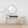 Décorez Votre Intérieur - Panneaux Muraux XPS Star Blanc vidaXL | Lot de 24, 6 m²