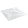 Décorez Votre Intérieur - Panneaux Muraux XPS Star Blanc vidaXL | Lot de 24, 6 m²