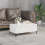 Misez sur l'Élégance Moderne : Table Basse vidaXL Blanc Brillant 90x50x36,5 cm | Bois d'Ingénierie