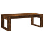 Élégante Table Basse VidaXL en Chêne Fumé – 102x50x35 cm | Bois d'Ingénierie Haute Qualité"