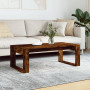 Élégante Table Basse VidaXL en Chêne Fumé – 102x50x35 cm | Bois d'Ingénierie Haute Qualité"