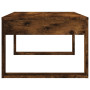 Élégante Table Basse VidaXL en Chêne Fumé – 102x50x35 cm | Bois d'Ingénierie Haute Qualité"