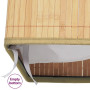 vidaXL Bamboo Laundry Basket with 2 Sections - 100 L
