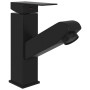 Mélangeur de Lavabo Rétractable vidaXL - Finition Noire Élégante 157x172 mm | Design Moderne et Pratique