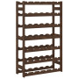 Casier à bouteilles 42 bouteilles en bois pin vidaXL - Élégant et pratique!