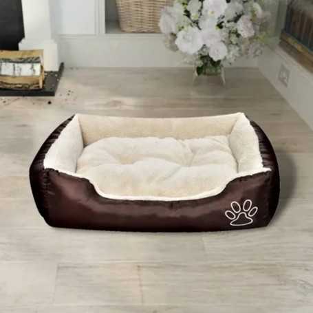 Lit pour Chiens XL avec Coussin Rembourré - Confort et Élégance | vidaXL