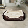 Lit pour Chiens XL avec Coussin Rembourré - Confort et Élégance | vidaXL