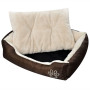 Lit pour Chiens XL avec Coussin Rembourré - Confort et Élégance | vidaXL