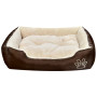 Lit pour Chiens XL avec Coussin Rembourré - Confort et Élégance | vidaXL