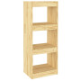vidaXL Bibliothèque/Séparateur de pièce en Pin Massif – 40x30x103,5 cm | Design Épuré et Fonctionnel