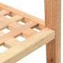 vidaXL Solid Walnut Wood Shoe Rack - 69 x 26 x 40 cm