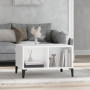Table basse Blanc Bois d'ingénierie vidaXL - Élégance et modernité à petit prix!