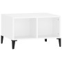 Table basse Blanc Bois d'ingénierie vidaXL - Élégance et modernité à petit prix!