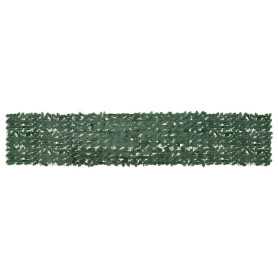 Mettez votre balcon à l'abri des regards avec l'écran verdoyant vidaXL 400x75 cm - Feuilles vert foncé