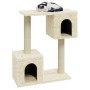 Arbre à chat avec griffoirs en sisal vidaXL - 60 cm Crème