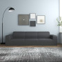 vidaXL Stretch Sofa Cover 4 Seater Anthracite Polyester Jersey