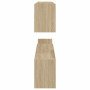 Étagères murales chêne sonoma vidaXL - Ensemble de 2 - 100x15x20cm - Bois ingénierie - Déco moderne