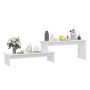 Meuble TV Blanc brillant vidaXL - Design moderne et élégant!