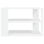 Table basse en bois d'ingénierie, petite table basse carrée vidaXL- Blanc