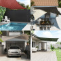 Parasol Blanc PEHD vidaXL : Grand Parasol Triangulaire Moderne