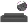 vidaXL Stretchable Sofa Cover for 2 Seater Sofa - Anthracite Jersey Polyester