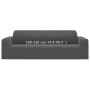 Housse extensible de canapé 2 places Jersey polyester vidaXL - Anthracite