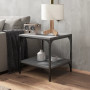 Table d'appoint Bois d'ingénierie vidaXL- 40 x 40 x 40 cm Gris Sonoma