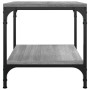 Table d'appoint Bois d'ingénierie vidaXL- 40 x 40 x 40 cm Gris Sonoma