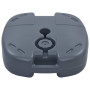 Méga robuste Socle de Parasol vidaXL - Gris | Remplissable Eau/Sable pour Sécurité Maximale