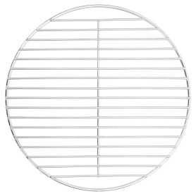 vidaXL Grille de Barbecue Ronde Ø34,5 cm en Acier Inoxydable 304 - Qualité Premium pour des Cuissons Parfaites