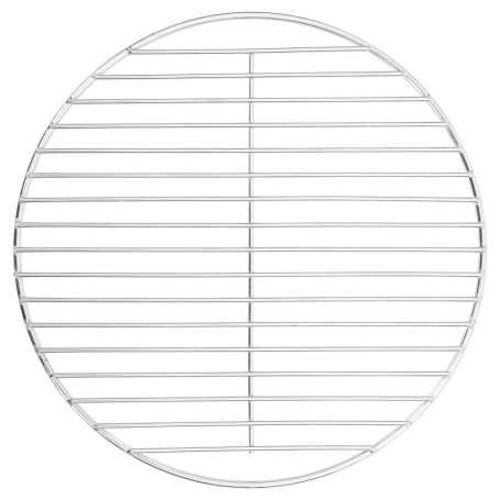 vidaXL Grille de Barbecue Ronde Ø34,5 cm en Acier Inoxydable 304 - Qualité Premium pour des Cuissons Parfaites