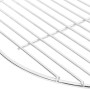 vidaXL Grille de Barbecue Ronde Ø34,5 cm en Acier Inoxydable 304 - Qualité Premium pour des Cuissons Parfaites