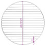 vidaXL Grille de Barbecue Ronde Ø34,5 cm en Acier Inoxydable 304 - Qualité Premium pour des Cuissons Parfaites