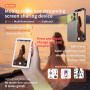 Magnetic Wireless Selfie Screen and 2300mAh Power Bank - White | Shop Cutting-Edge Tech Accessories