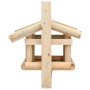 vidaXL Wooden Bird Feeder Pine 35x29.5x21 cm