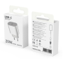 Power Adapter Type-C 20W PD - D-power A018 - White