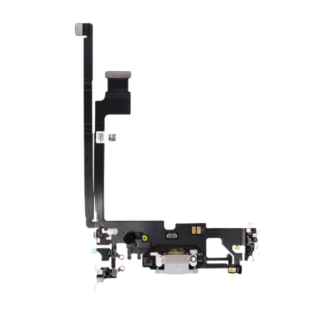 Connecteur de Charge iPhone 12 Pro Max Argent - Performance et Élégance pour Votre Appareil
