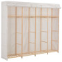 Garde-robe Blanc vidaXL 200 x 40 x 170 cm Tissu